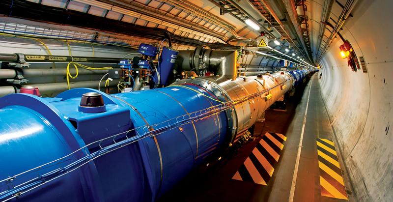 a particle collider, very advanced