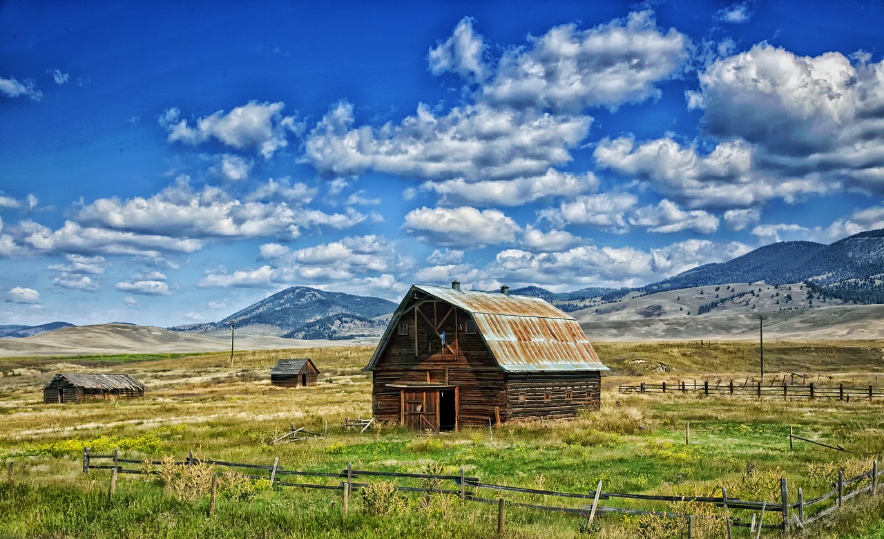 a barn in montana